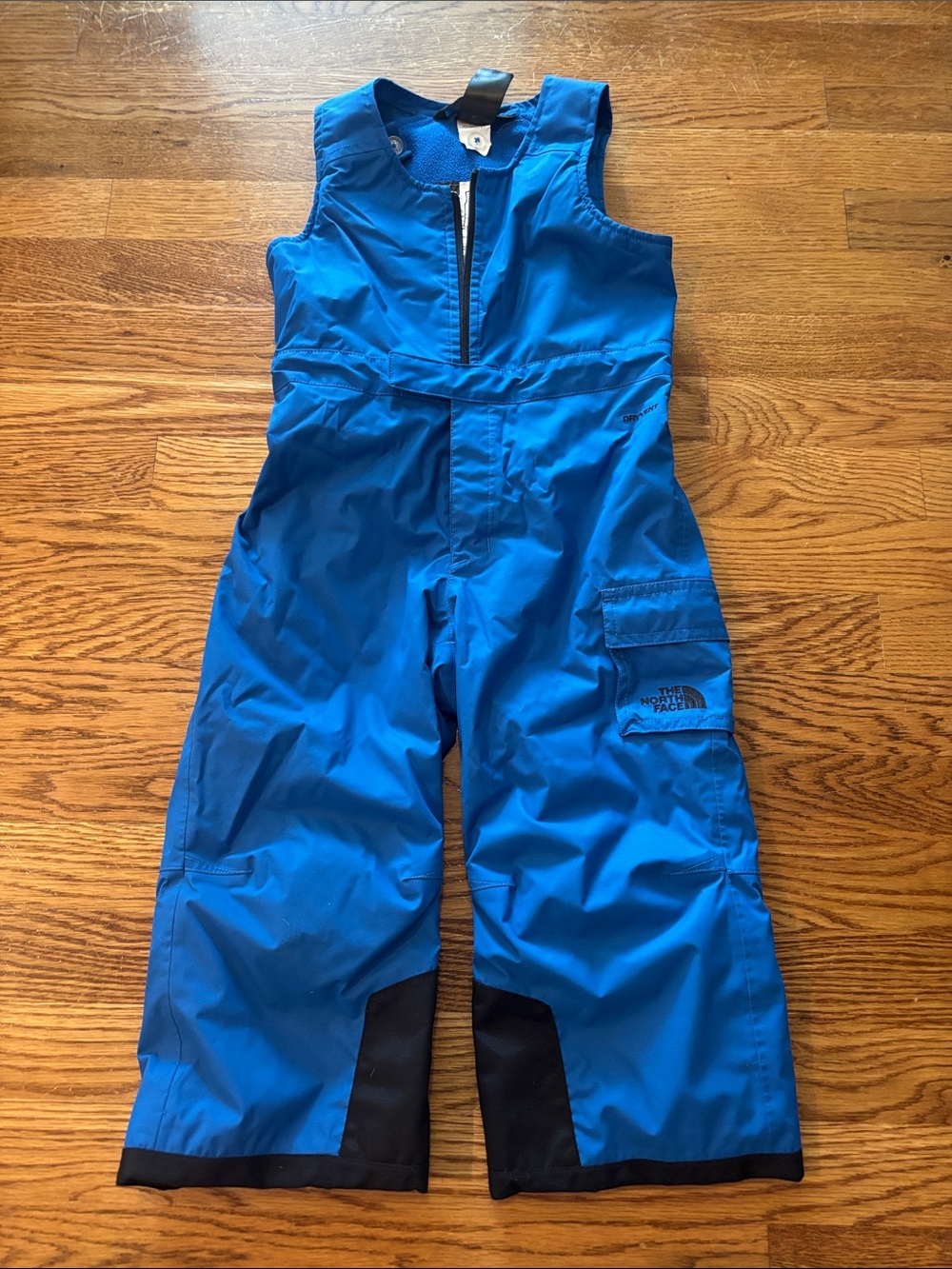 The North Face Kids' Blue Insulated Snow Bibs